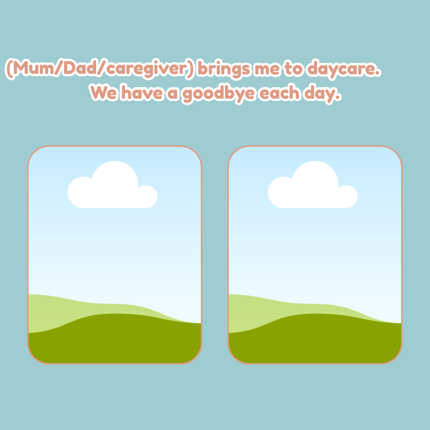 “I am Safe at Daycare” - Separation Anxiety Supportive Story (customisable template download)