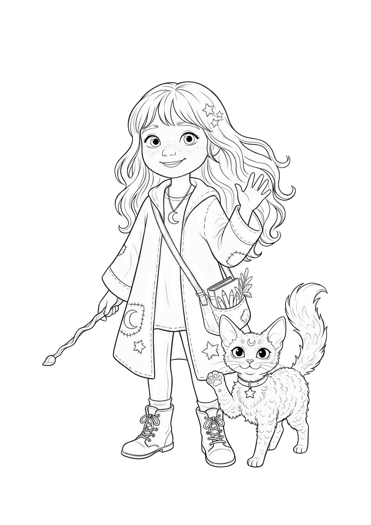 The Young Wizard Colouring Book - 24 page PDF Download
