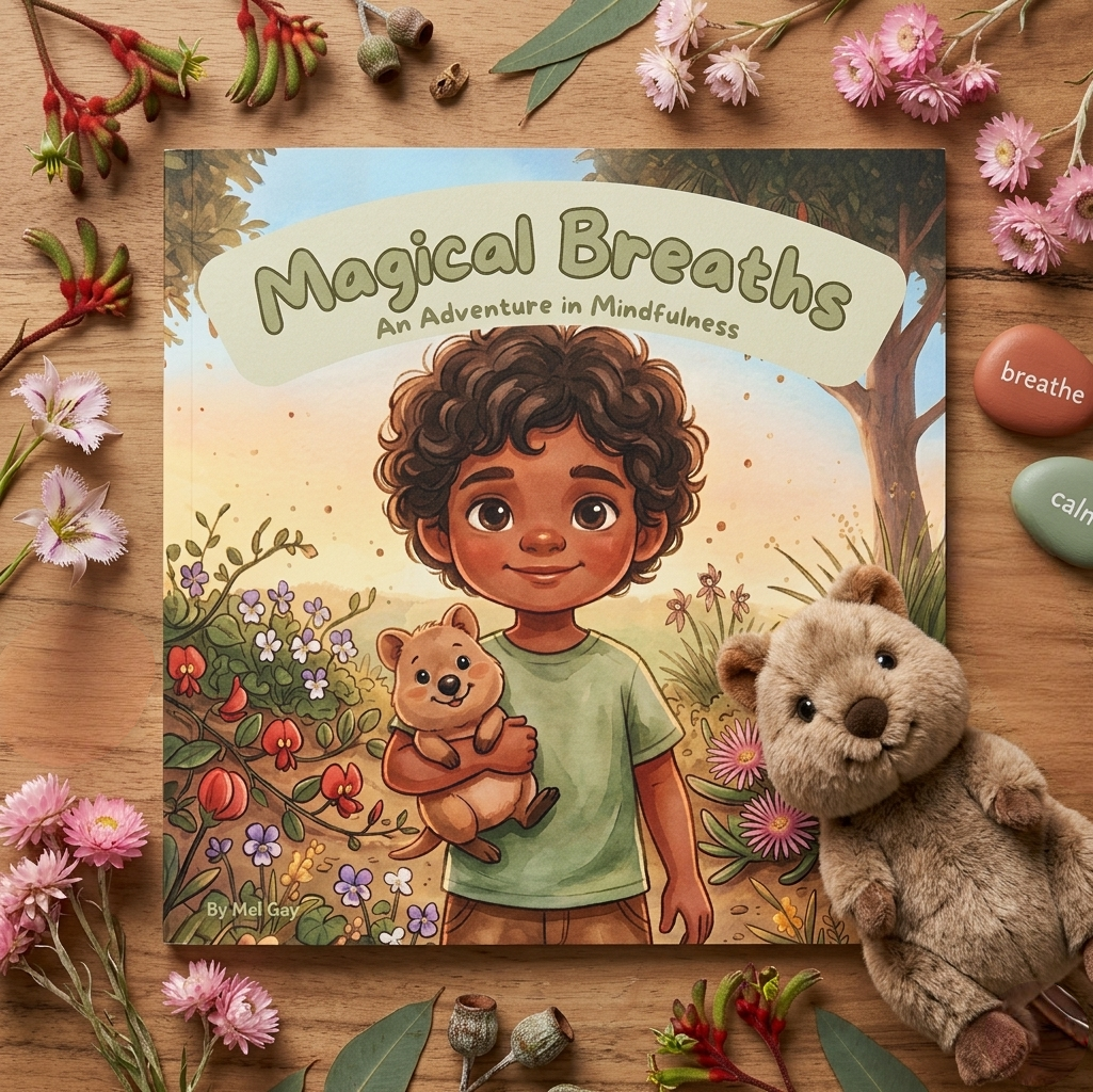 “Magical Breaths - An Adventure in Mindfulness” Paperback Book - Imaginative breathing strategies for regulation