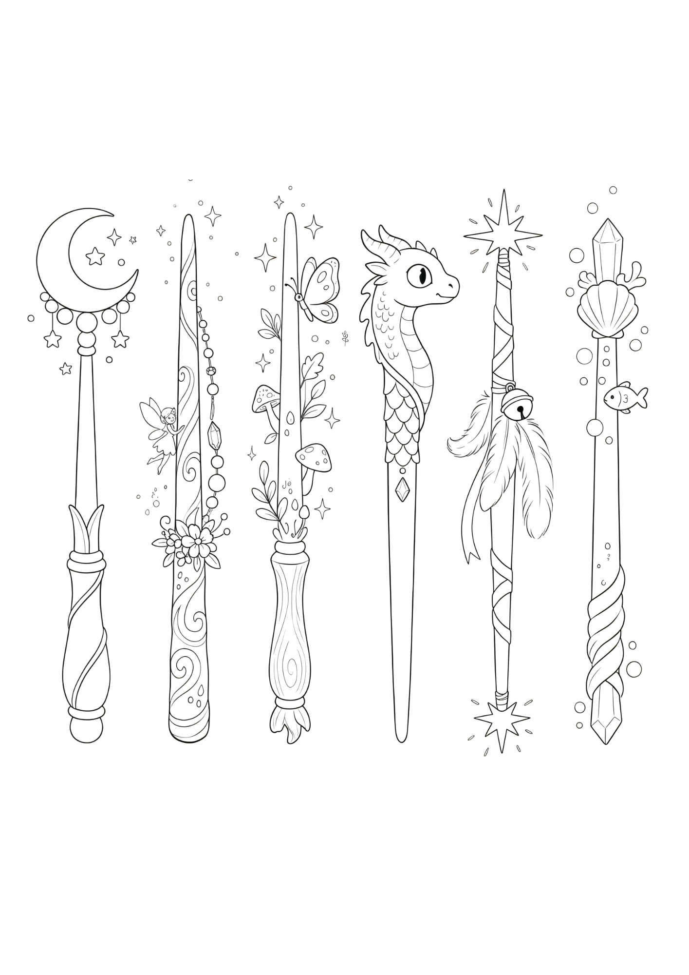 The Young Wizard Colouring Book - 24 page PDF Download