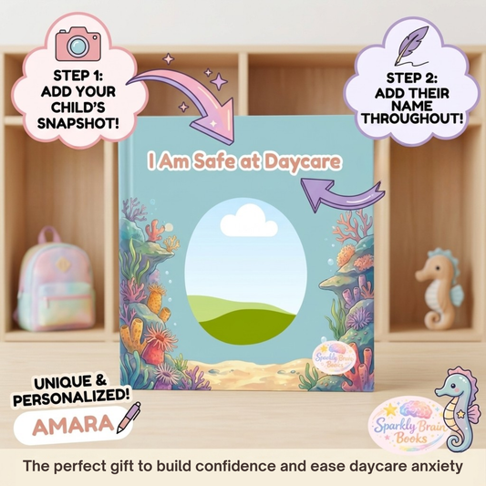 “I am Safe at Daycare” - Separation Anxiety Supportive Story (customisable template download)