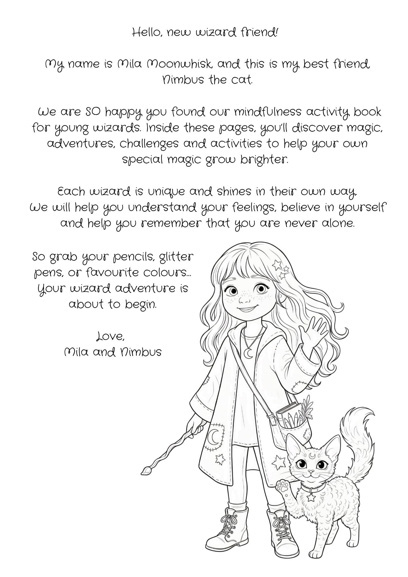 The Young Wizard Mindfulness Activity Book - PDF Download