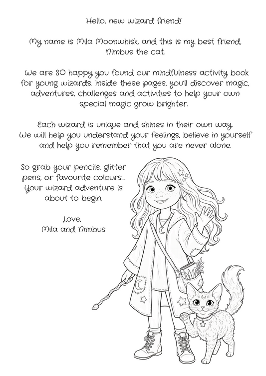 The Young Wizard Mindfulness Activity Book - PDF Download